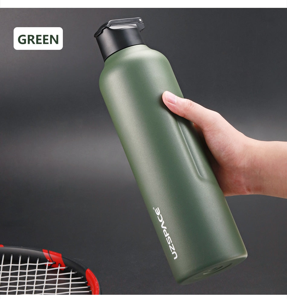 Stainless Steel Water Bottle with Straw